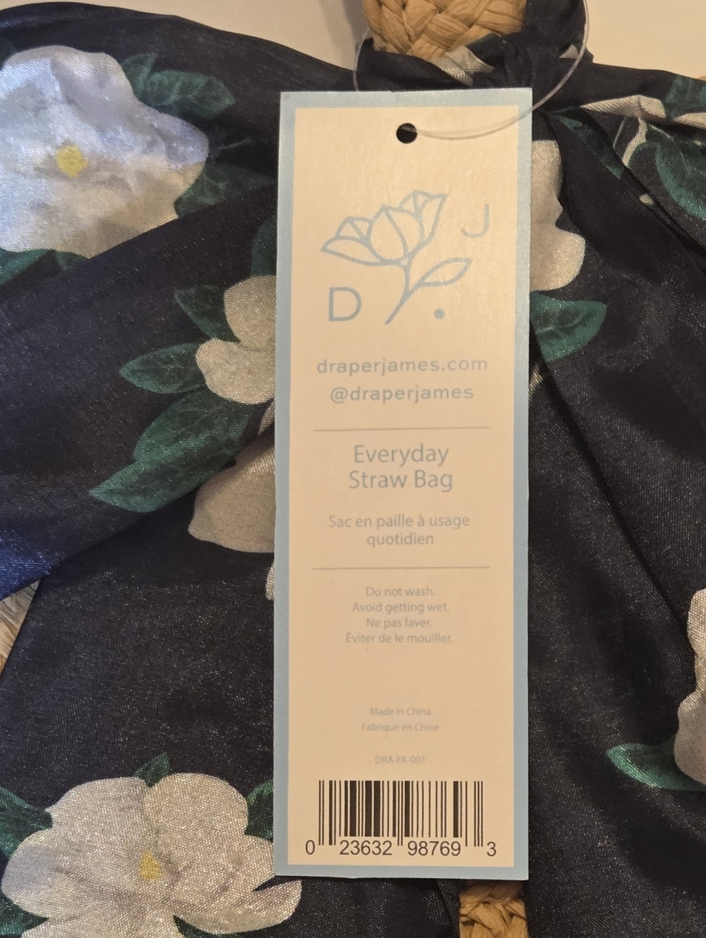 NWT Draper James Straw Tote & Curated Accessories Bundle - Picture 7 of 7